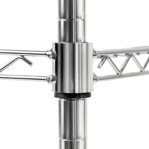 Cabina armadio in tessuto appendiabiti con ripiano superiore e alla base su ruote con protezione antipolvere in tessuto H150 x L75 x P45 cm