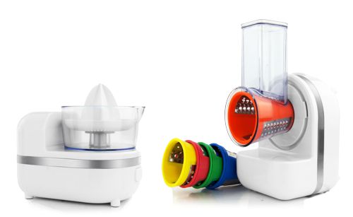 Robot 3 in 1 Dietetico Multifunzione Tritaverdure Spremiagrumi Macchina per dessert
