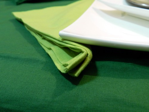 Tovaglia Cotone Verde Scuro Tinta Unita