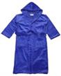Accappatoio Cotone con Cappuccio Blu
