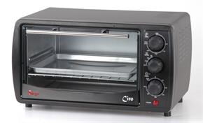 Fornetto Elettrico 13 Litri Ciro Nero 1200Watt