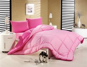 Piumone Matrimoniale Rosa MicroFibra 255x200cm