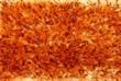 Tappeto Shaggy Pelo Lungo Arancio