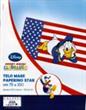 Telo Mare PAPERINO STAR spugna di cotone 75 x 150 cm 320 gr/m Caleffi