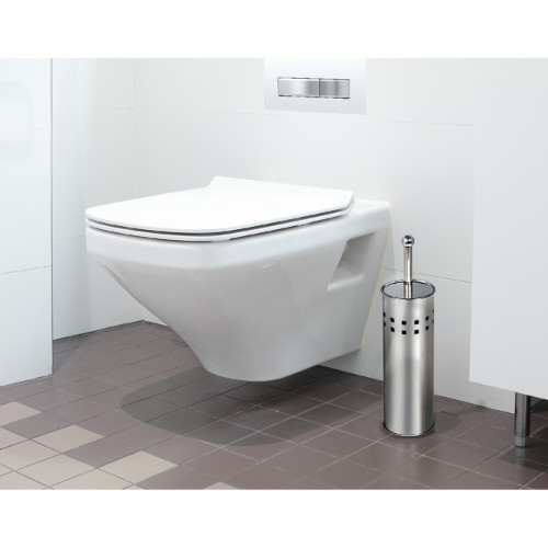 Scopino Bagno e Portascopino WC Scopino per WC in Acciaio Inossidabile e Resistente alla Ruggine