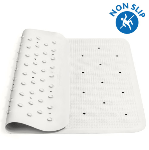 Tappeto Doccia Antiscivolo e antimuffa Quadrato 55x55 cm Tappetino Bagno Realizzato in Gomma con Ventose
