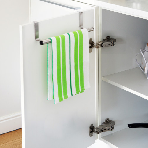 Barra Porta Asciugamani Espandibile in Acciaio Inox da 25 a 40X8X9cm