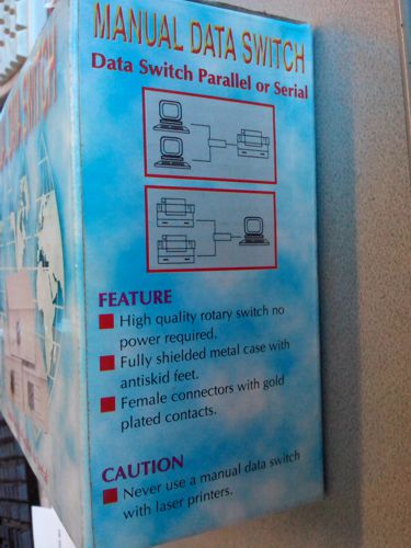 dataswitch manuale parallelo da 1 a 2 input/output