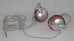 2 Cuffie Auricolari larghe Stereo SPORT controllo volume ideali per MP3 smarthphone IPOD IPHONE