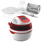 Friggitrice ad Aria Automatica Forno Multifunzione Turbo Ventilato cottura senza olio