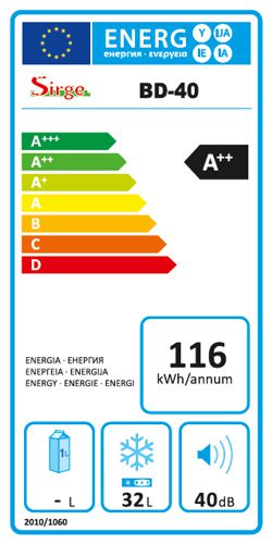 etichetta energetica freezer congelatore