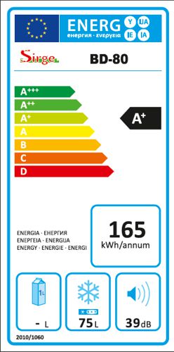 etichetta energetica freezer congelatore