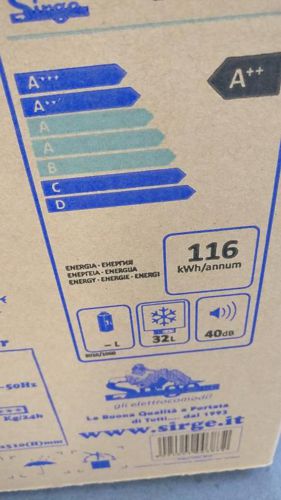 Mini Congelatore Freezer 32 Litri Classe A++