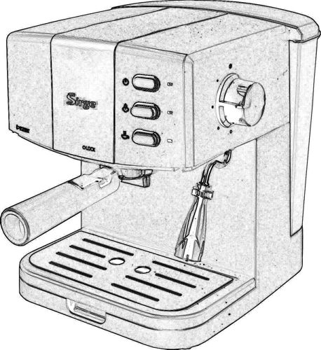 Macchina per Caffe Espresso e Cappuccino caffe in polvere Crema GranBar Expresso 15bar