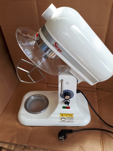Impastatrice Planetaria Professionale Sbattitore Monta Panna, Robot da Cucina, Impastatore, Frusta, Protezione da Spruzzi, Contenitore in Acciaio Inox da 7 Litri, Velocita' variabile da 80 a 680 giri al minuto