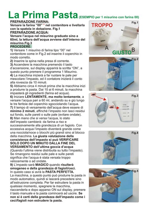 Macchina per pasta fresca Automatica impasta e crea PASTAMAGIC