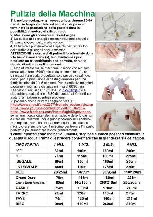 Macchina per pasta fresca Automatica impasta e crea PASTAMAGIC