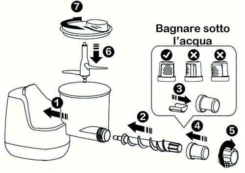 Macchina per pasta fresca fatta in Casa con bilancia e sistema di estrusione elettronica 220 Watt impasta e produce la Pasta PASTAFAVOLOSA
