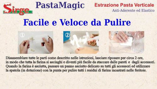 Macchina per pasta fresca Automatica impasta e crea PASTAMAGIC