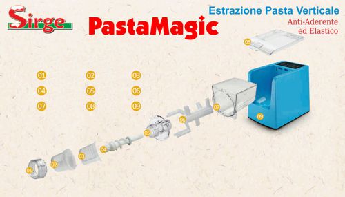 Macchina per pasta fresca Automatica impasta e crea PASTAMAGIC