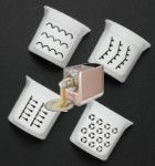 Confezione 4 Trafile per Macchina per la Pasta Sirge 19-20-21-22 BUCATINI RADIATORI CONCHIGLIETTE GNOCCHI SARDI PastaRita