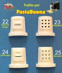 Confezione 4 trafile dalla 22 alla 25 per PastaBuona Sirge