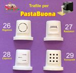 Confezione 4 trafile dalla 26 alla 29 per PastaBuona Sirge