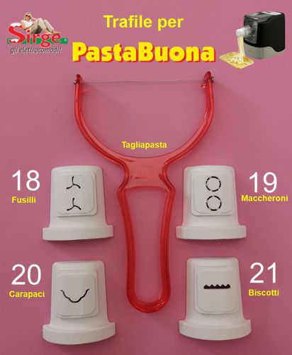 Confezione 4 trafile per PastaBuona per gruppo facebook Macchine della Pasta Sirge
