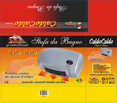 stufa da bagno elettrica a parete termoconvettore termoventilatore 1300 watt basso consumo 650w