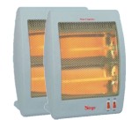 2 Stufe al Quarzo 400 e 800 Watt - 2 Elementi riscaldanti
