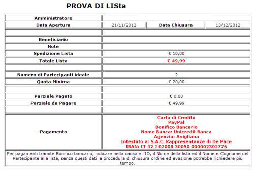 Regalo di Gruppo
