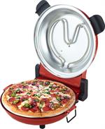 Forno Pizza alta temperatura 400 gradi e Pietra Refrattaria NERA 1200 Watt Timer 15 minuti e accessori O SOLE MIO