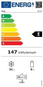 Mini Congelatore Freezer 31 Litri Classe A++