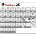 Macchina per pasta fresca fatta in Casa 260 Watt impasta e produce la Pasta PASTABUONA