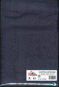 Asciugamani Coppia Spugne 40x60cm e 60x110cm 450gr/mq SPUGNE08