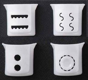 Confezione 4 Trafile per Biscotti Casarecce Grissini Rigatoni, trafile 13-14-17-18 Macchina per la Pasta Sirge PastaMagic