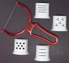 Confezione Trafile 23-24-25-26 + Tagliapasta Stelle rigate Fettuccine ondulate Pappardelle Passatelli - Sirge PASTAMAGIC