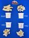 Confezione Trafile 49-50-51-52 Onde bucate Quadrettoni Denti di Drago Creste per PastaRita Sirge