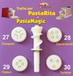 Confezione Trafile 27-28-29-30 ad estrusione orizzontale per PastaRita Sirge 4 Trafile + Elica estrusione orizzontale