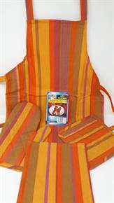 Set coordinato per cucina 100% cotone