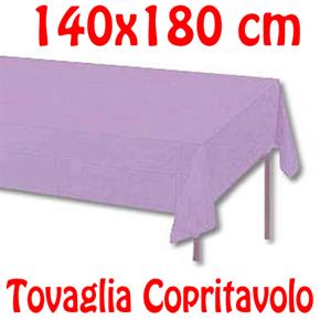 Copritavolo Cotone Tovaglia Viola Lilla Rettangolare Tinta Unita 140 x 180 cm 100% cotone