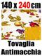 Tovaglia antimacchia 140 x 240 cm 100% cotone idrorepellente 03