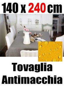 Tovaglia antimacchia 140 x 240 cm 100% cotone idrorepellente 05