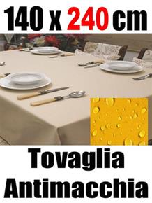 Tovaglia antimacchia 140 x 240 cm 100% cotone idrorepellente 11