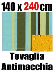 Tovaglia antimacchia 140 x 240 cm 100% cotone idrorepellente 12