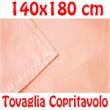 Copritavolo Cotone Tovaglia Rosa Salmone Rettangolare Tinta Unita 140 x 180 cm 100% cotone