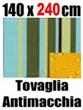 Tovaglia antimacchia 140 x 240 cm 100% cotone idrorepellente 12