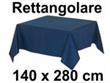 Tovaglia Cotone 140 X 280 cm Rettangolo Tinta Unita 100% Cotone