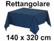 Tovaglia Cotone 140 X 320 cm Rettangolo Tinta Unita 100% Cotone