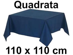 Tovaglia Cotone 110 X 110 cm Quadrata Tinta Unita 100% Cotone